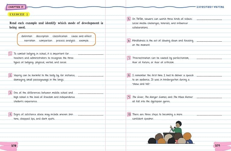 The Big Fat Middle School English Language Arts Workbook: 100+ ELA Practice Exercises (Big Fat Notebooks) thumbnail 4