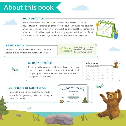 IXL Ultimate Summer 2nd to 3rd Grade Workbooks, Math, Reading Comprehension, Language Arts, Geography, Science, Social Studies, and Writing Practice for Kids (IXL Ultimate Summer Workbooks) thumbnail 4