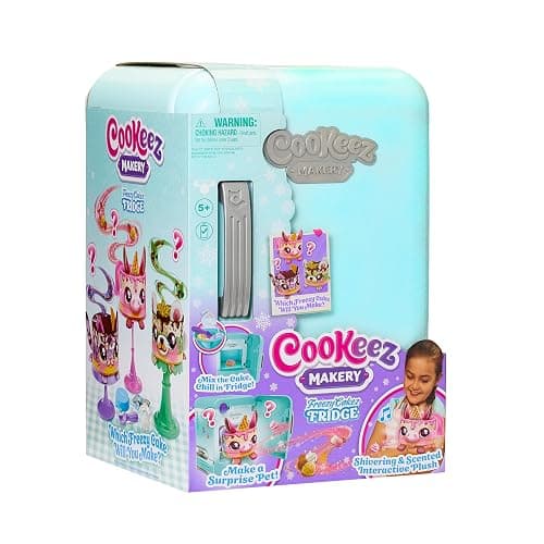 Cookeez Makery Freezy Cakez. Mix & Decorate Your Plush Best Friend! Place Your Cake Mix in The Freeze and Be Amazed When A Scented, Shivering, Interactive Plush Friend Comes Out. Styles May Vary thumbnail 3