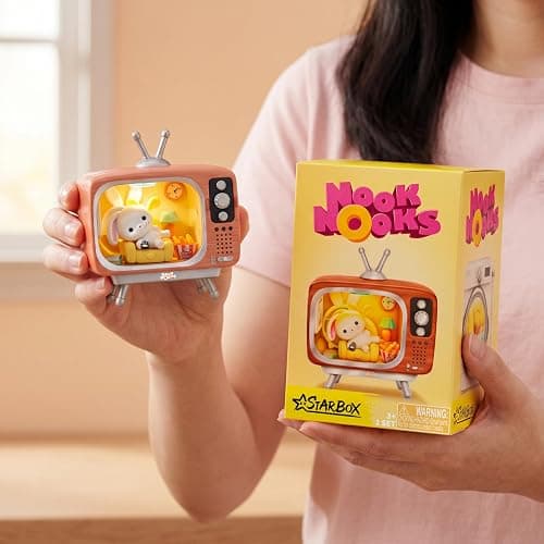 STARBOX Nook Nooks Series 1 Blind Box Collectible LED Animal Home Scenes thumbnail 2