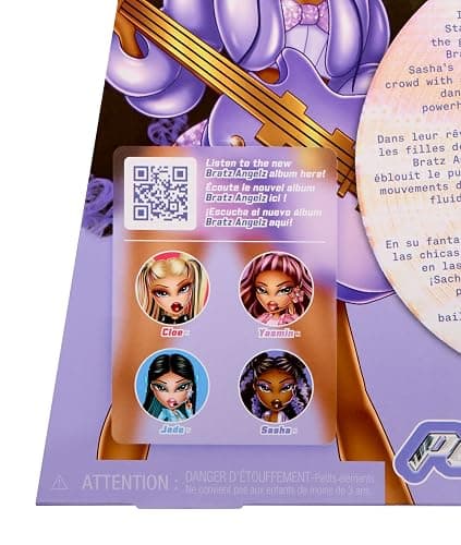 Bratz Pop Starz Sasha Fashion Doll with Accessories and Charm thumbnail 17