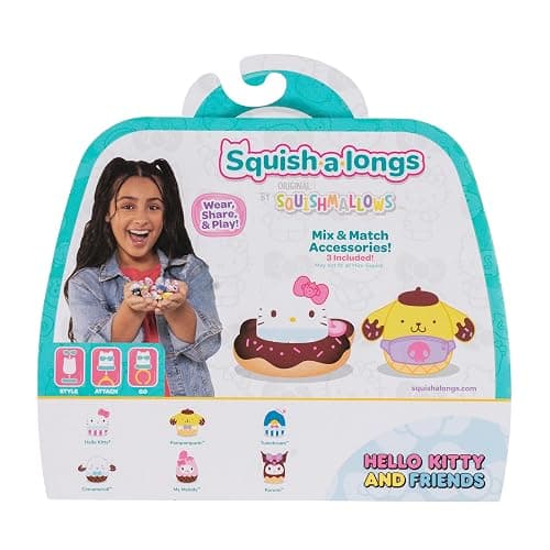 Squish-a-longs Hello Kitty and Friends Ice Cream Mini-Squish + Accessory 6-Pack thumbnail 4