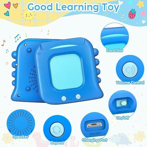 Talking Flash Cards,Kids Toddler Flash Cards with 240 Sight Words,Montessori Toys,Autism Sensory Toys,Speech Therapy,Learning Educational Gifts for Age 1 2 3 4 5 Years Old Boys and Girls thumbnail 6