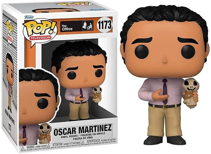 Funko POP TV: The Office - Oscar with Scarecrow, Multicolor, 3.75 inches (57397) - Image 1