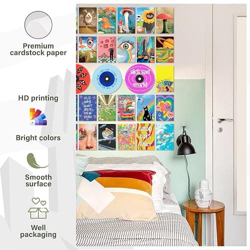 97 Decor Weirdcore Room Decor - Weirdcore Aesthetic Poster, Weirdcore Accessories, Cute Weird Core Stuff Wall Bedroom, Trippy Posters for Room Aesthetic, Weird Psychedelic Room Decor (4x6) thumbnail 5