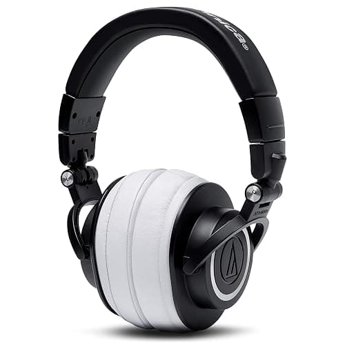 WC Wicked Cushions PadZ - Thick & Soft Ear Pads for ATH M50X / M40X / SteelSeries Arctis/HyperX Cloud & Alpha/Logitech G Pro X/Compatible with Over 50 Headphones | White thumbnail 5