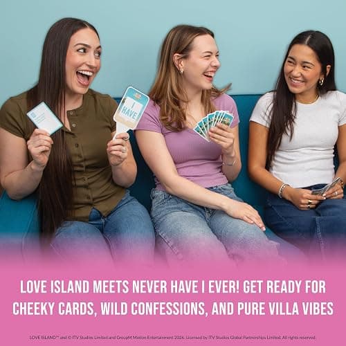 Never Have I Ever Love Island - Love Island Party Game - Uncover Secrets, Share Stories, and Clear Your Hand - The Classic Viral Hilarious and Funny Icebreaker for Adults, 3-6 Players, Ages 17+ thumbnail 2