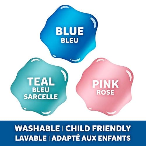 Elmer's Metallic PVA Glue | Blue | 147 mL | Washable & Kid Friendly | Great for Making Slime | Washable & Kid Friendly | 1 Count thumbnail 2