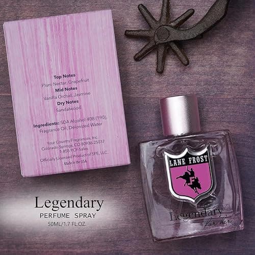 Lane Frost Legendary For Her Perfume - Western-Inspired Women’s Fragrance with Plum, Vanilla, and Amber - Long Lasting Feminine Perfume Spray - Modern Floral Scent for the Confident Cowgirl thumbnail 4