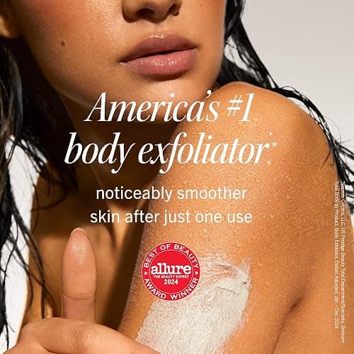 First Aid Beauty - KP Bump Eraser Body Scrub with 10% AHA, Keratosis Pilaris Exfoliator with Glycolic and Lactic acids, Helps Reduce Chicken Skin Bumps, Safe for Sensitive Skin, Strawberry Scent, 8 oz thumbnail 2