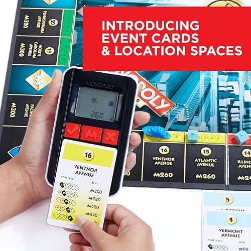 Hasbro Gaming Monopoly Ultimate Banking Edition Board Game for Families and Kids Ages 8 and Up, Electronic Banking Unit (Amazon Exclusive) thumbnail 8