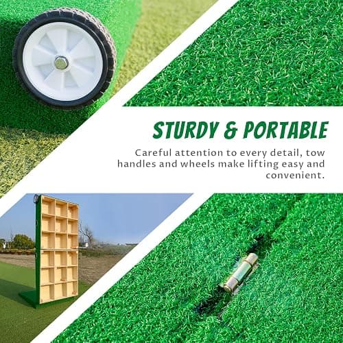 Efficraft Portable Foldable Baseball Pitching Mound Set - Pitching Mound with Pitching Rubber for Indoor/Outdoor Use (Includes Baseball) thumbnail 3