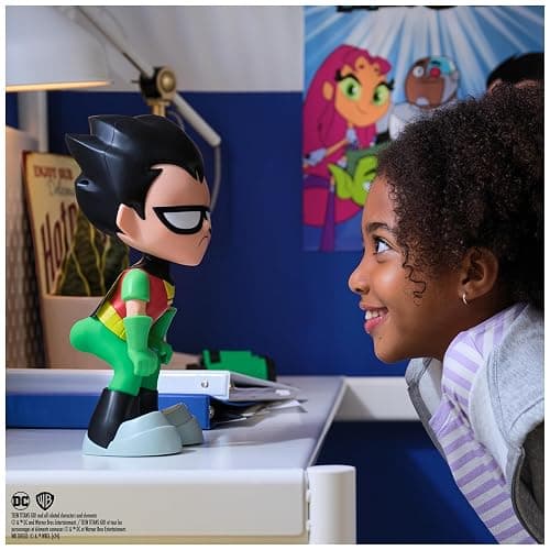 DC Comics Teen Titans Go! Booty Scooty Robin, Dancing Figure with Music, Press-Activated, Collectible Toy for Kids Ages 4 and Up thumbnail 5