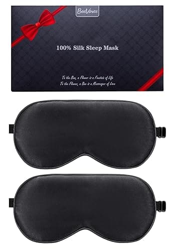 BeeVines Silk Sleep Mask (2 Pack)