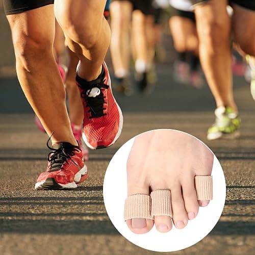 Blulu 16 Pcs Toe Cushion Tube Sleeves Soft Gel Corn Pad Protectors for Cushions Corns, Blisters, Calluses, Toes and Fingers thumbnail 7