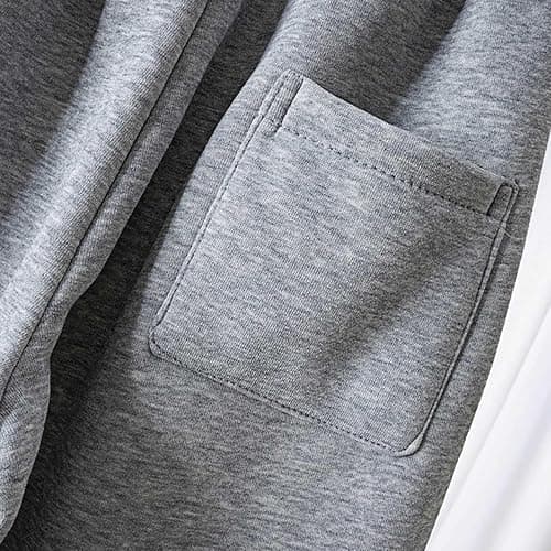 Boys Baggy Sweatpants Straight Leg Open Bottom Casual Sweat Pants Elastic Waist Joggers Pants with Pockets Fall Winter thumbnail 4