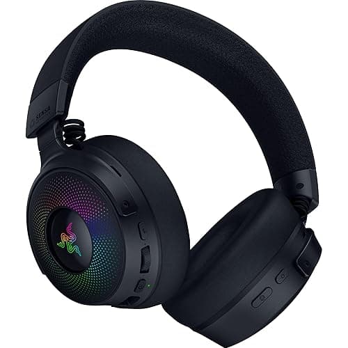 Razer Kraken V4 Pro Wireless Gaming Headset: OLED Control Hub - HD Haptics - 2.4GHz Wireless - Bluetooth - USB - 3.5 mm - Super Wideband Mic - For PC, Mac, PS5, Nintendo Switch, Steam Deck, Smartphone thumbnail 15