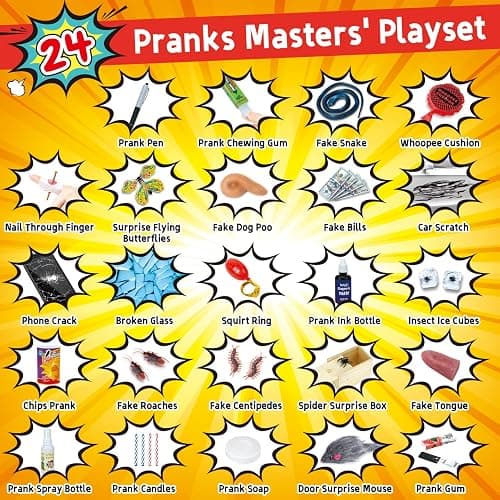 wookidel Prank Stuff - 35 Pranks for Kids & Adults, April Fools, Halloween, Christmas & Birthdays thumbnail 3