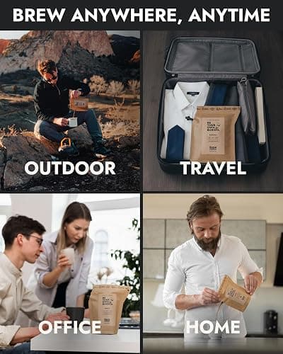 Original Gourmet Coffee Gift Set for Men & Women – 5 of the World’s Finest Single Estate Specialty & Organic Coffees | Brew & Enjoy Anytime, Anywhere | Hamper Style Letterbox Gift Idea for Him & Her thumbnail 5