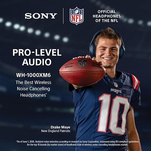 Sony WH-1000XM6 The Best Noise Cancelling Wireless Headphones, Sandstone | HD NC Processor QN3, 12 Microphones, Adaptive NC Optimizer, Mastered by Engineers, Studio-Quality, Up to 30 Hrs of Battery thumbnail 2