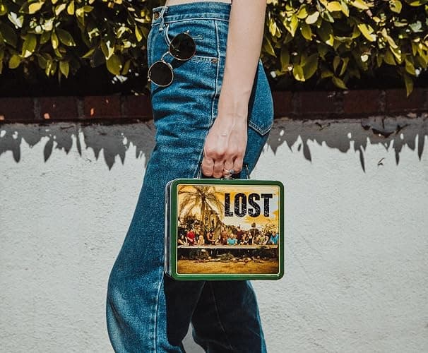 LOST Cast Metal Tin Lunch Box Tote | 8 x 7 x 4 Inches thumbnail 2