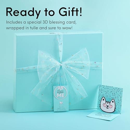 Happy LolliME Mint DIY Journal Kit for Girls – 300+ Pieces! Lockable Fuzzy Diary, Markers, Stickers & Empowering Pages – Gift Box for Tweens & Teens – Creative Journaling Set thumbnail 6