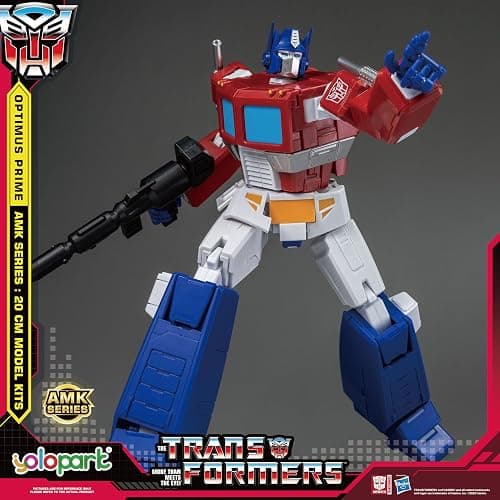 YOLOPARK Optimus Prime Transformer Toys,AMK Series 7.87 Inch Highly Articulated Transformers G1 Action Figures with Weaponry for Adults Boys Girls,No Converting thumbnail 3