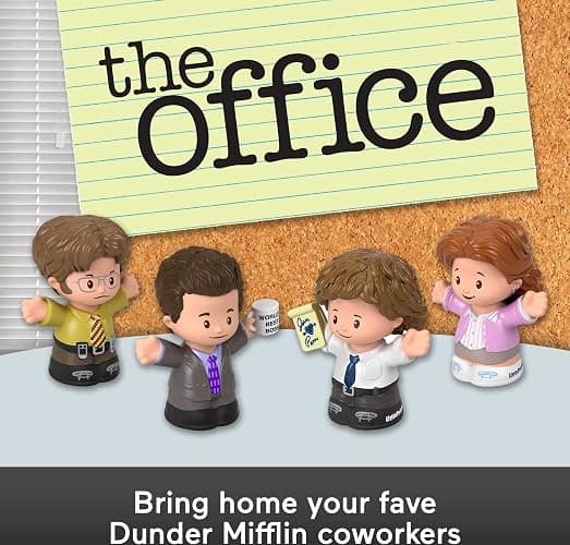 Little People Collector The Office US TV Show Special Edition Set for Adults & Fans, 4 Figures in Display Package thumbnail 3