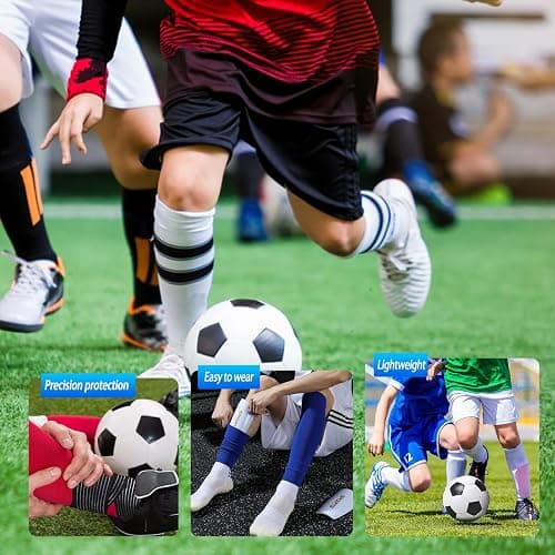 TOMIYO Shin Guards Soccer Kids Youth Adults, Child Calf Protective Gear for 4-6 Years Old Shin Pad with Soccer Socks thumbnail 7