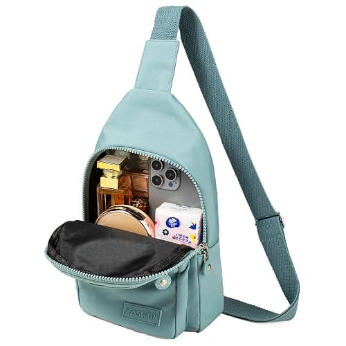 Banelu Small Sling Backpack Crossbody Bags for Women Men, Sling Bag Cross Body Bag Fanny Packs Crossbody Purses thumbnail 6