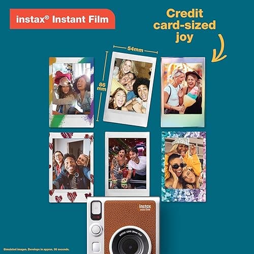 Fujifilm Instax Mini EVO Instant Camera - Black - Camera Only thumbnail 6
