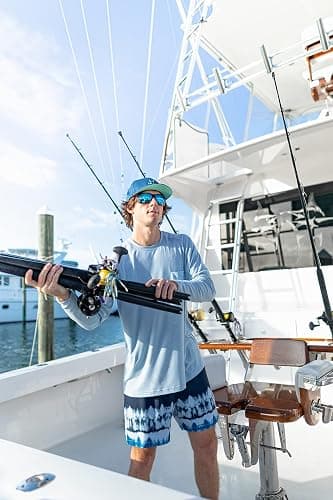 HUK Sunglasses, Polarized Lens Eyewear with Performance Frames, Fishing, Sports & Outdoors Sunglasses thumbnail 4