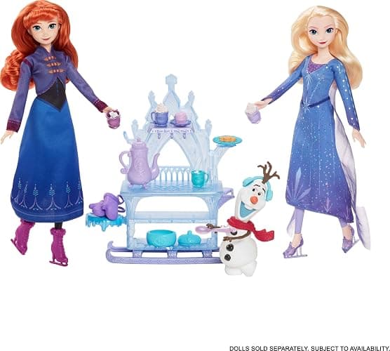 Mattel Disney Frozen Olaf Doll & Accessories, Treat Sled Playset with Cart, Food & More Inspired by Frozen: Winter Festival thumbnail 5
