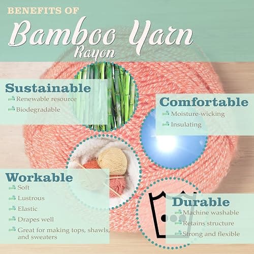 JubileeYarn Bamboo Cotton Sport 4 Ply Yarn - 50g/Skein - Variety Pack - 4 Skeins thumbnail 5