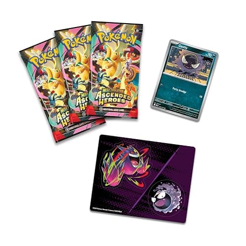 Pokémon TCG: Mega Evolution—Ascended Heroes Tech Sticker Collection - Gastly thumbnail 3