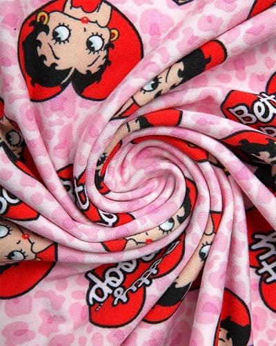 COCO BRANDS Womens Pajama Sets - 2 Piece Strawberry Shortcake Betty Boop Cami Top and Pajama Short Set (Sizes S-XL) thumbnail 5