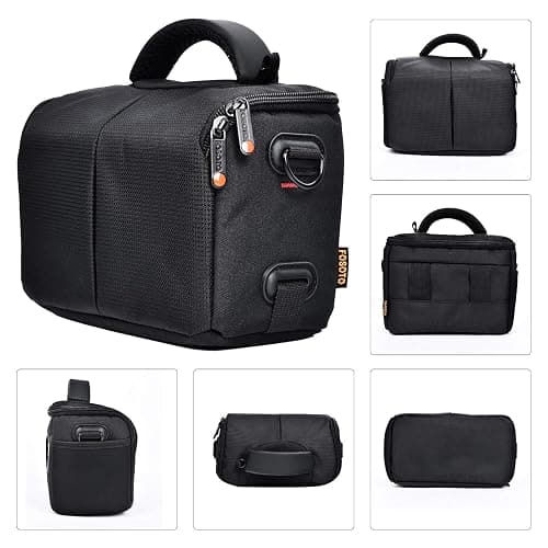 FOSOTO Waterproof Anti-shock Camera Case Bag Compatible for Canon Powershot SX540 SX530 SX60 SX420 HS M5,Nikon Coolpix L340 B500 B700 L330 L840 P610,Panasonic LUMIX,Sony a6000 Digital Camera thumbnail 5
