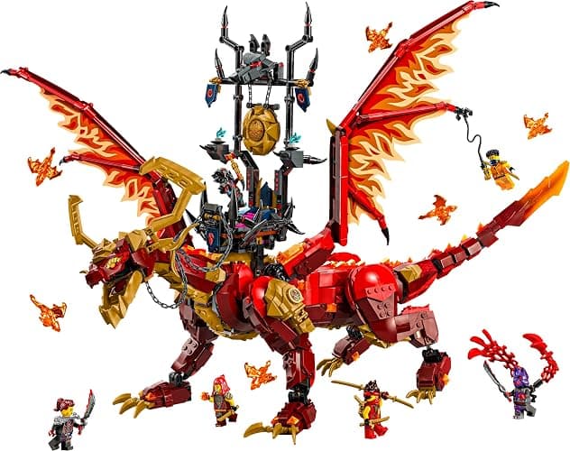 LEGO Ninjago Le Dragon Source du Mouvement - Jouet de Construction Ninja avec Figurines de Créatures Mythiques - Cadeau d’Anniversaire pour Enfants Garçons et Filles dès 12 Ans 71822 thumbnail 8