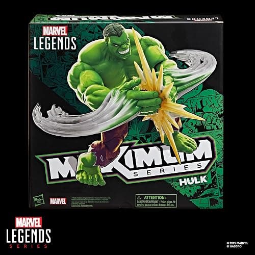 Marvel Legends Maximum Series Hulk, Deluxe Hulk Comics Collectible 6-Inch Scale Action Figure with Incredible Articulation and Smashing Accessories thumbnail 12