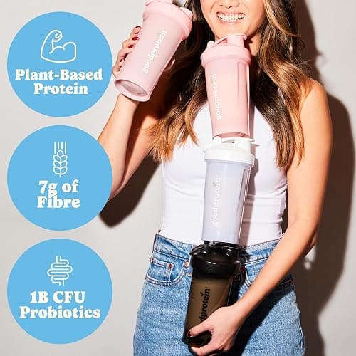 Good Protein Vegan Plant-based Protein Powder 100% Natural, Non-GMO, Dairy-free, Gluten-free, Soy-free, No Added Sugar and Nothing Artificial. Vanilla Milkshake All-in-One Shake 440 grams thumbnail 4
