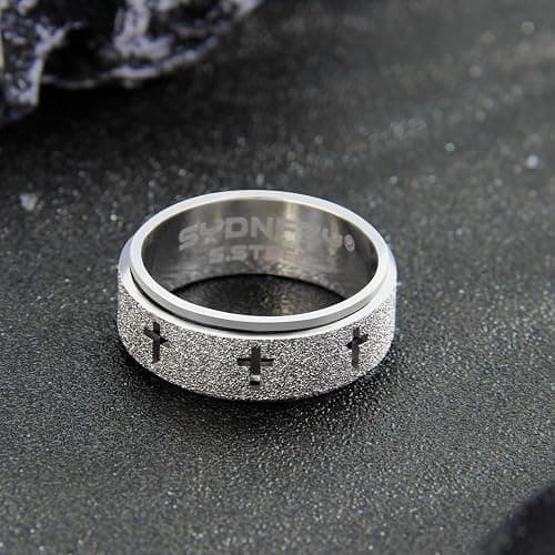 Silver Fidget Ring thumbnail 7