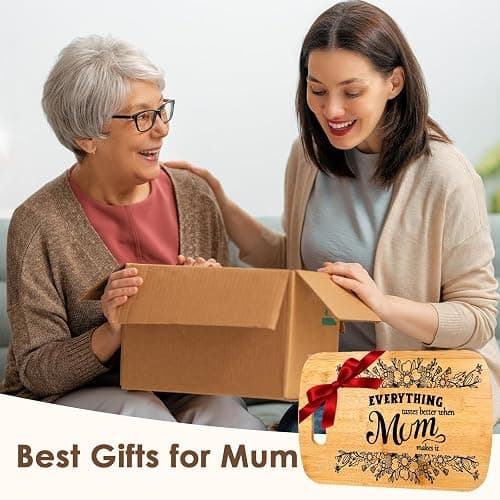 Mum Gifts, Mum Birthday Gifts, Bamboo Cutting Board, Gifts for Mum on her Birthday, Mothers Day Gifts for Mum from Son/Daughter, Gift Ideas for Mum, Best Mum Gifts Idea thumbnail 7