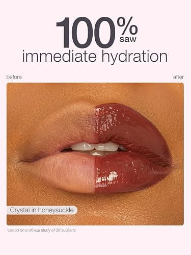 tarte maracuja juicy lip plump – Hydrating & Volumizing Lip Plumper Gloss Balm with Nourishing Hyaluronic Acid, Plumps & Moisturizes, Vegan & Cruelty-Free, full size, honeysuckle thumbnail 5
