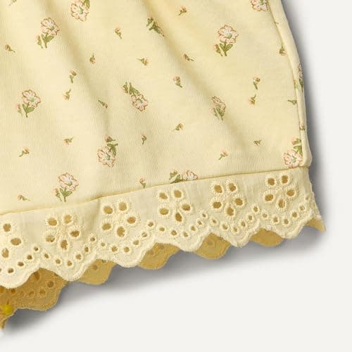 Amazon Essentials x Sofia Grainge Toddlers and Baby Girls' Eyelet Short & Top Set thumbnail 3