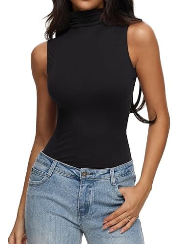 REORIA Women Fall Sleeveless Tank Tops Offic Casual Going Out Vest Clothes thumbnail 3
