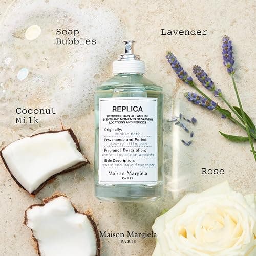 Maison Margiela Replica Bubble Bath - Gentile Floral Fragrance | Eau de Toilette with Soap Bubbles, Rose & Coconut Milk - Long Lasting - Relaxing Scent Perfect for Everyday Wear thumbnail 3
