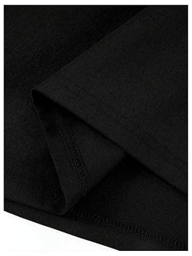 GORGLITTER Men's Y2k Goth Shirt Jersey Letter Graphic Color Block Oversized Long Sleeve Crewneck Vacation Tee Tops thumbnail 6