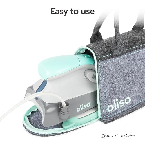 oliso Carry Bag M3Pro and M2Pro mini irons - Fits most mini travel size irons, ideal for travel or storage - Aqua thumbnail 6