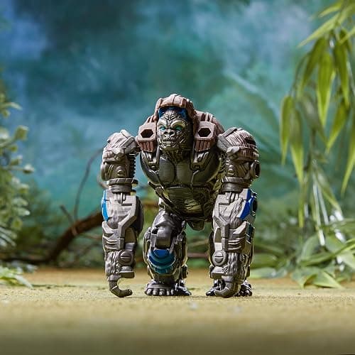 Transformers: Rise of the Beasts Movie, Beast Alliance, Beast Combiners 2-Pack Optimus Primal & Skullcruncher Toys, Ages 6 and Up, 5-inch thumbnail 5