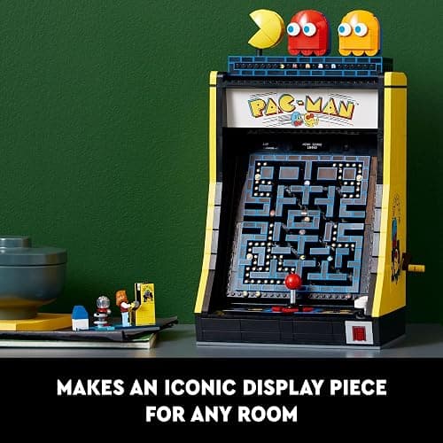 LEGO Icons PAC-Man Arcade Building Sets for Adults - Collectible Office, Book Shelf, or Bedroom Decor - Gifts for Christmas, Men & Women - W/Moving Handle to Recreate Game - 10323 thumbnail 6